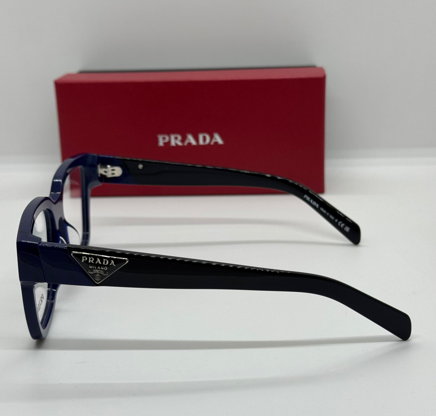 Prada PR 08Z Marble Navy Blue Frame