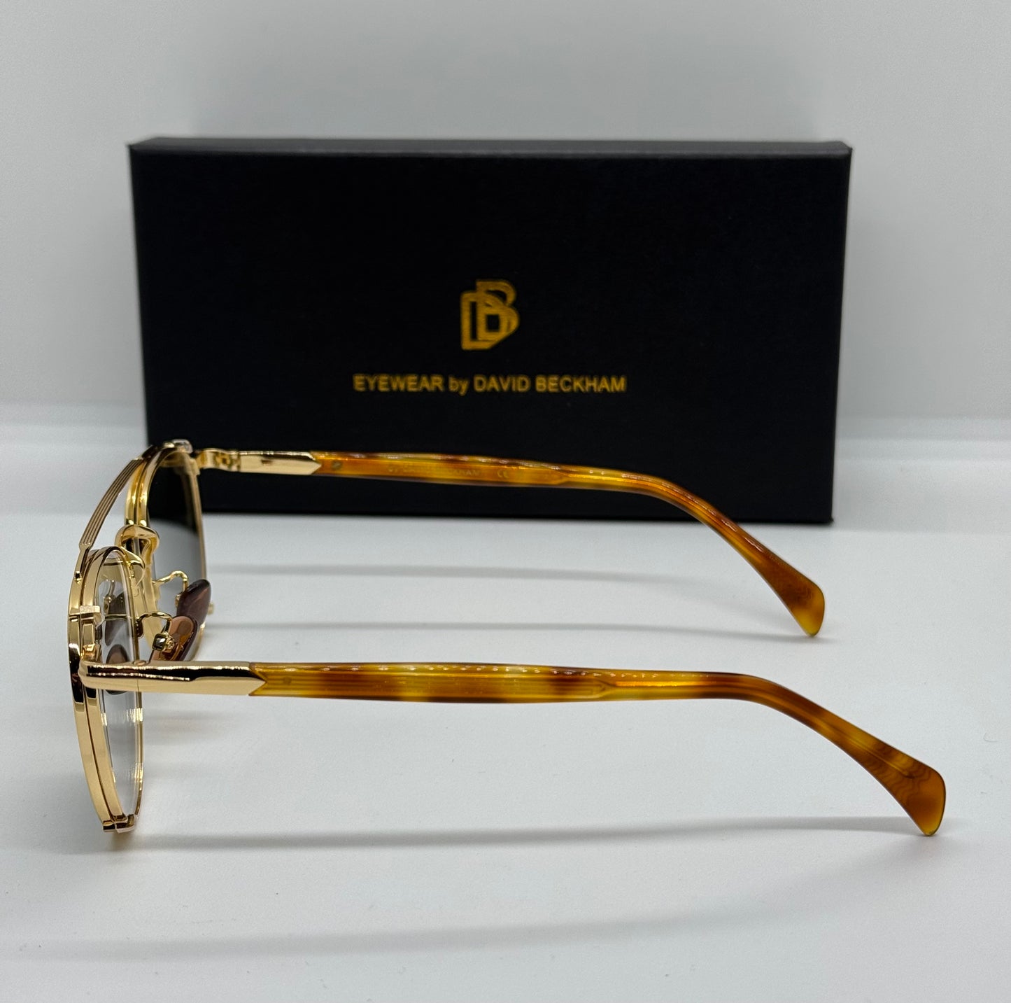 David Beckham DB1144/CS Clip-On Olive Havana