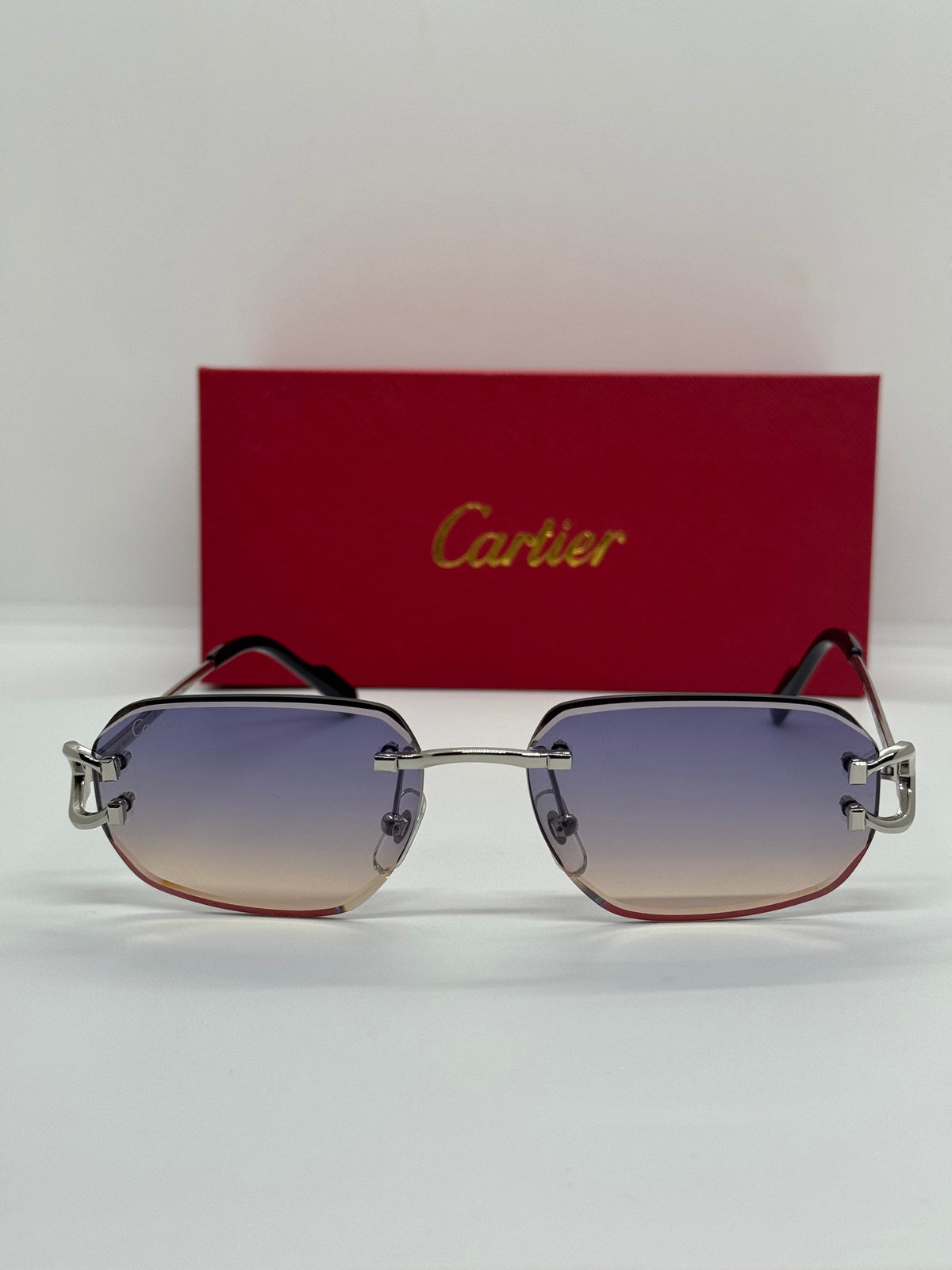 Cartier CT0468S Blue to Yellow Gradient