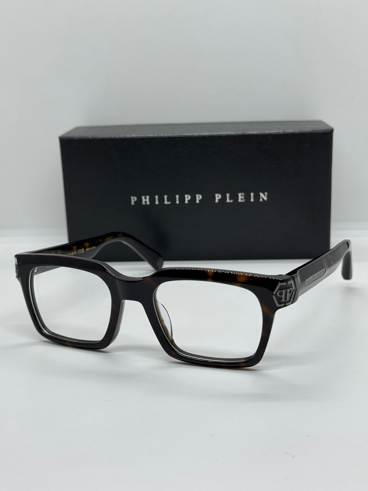 Philipp Plein Dark Shapes VPP082M Tortoise Frame
