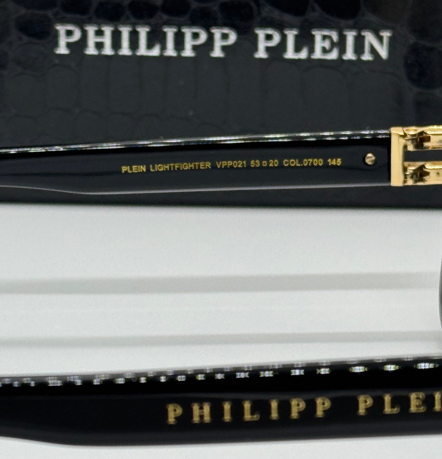 Philipp Plein SPP021 Lightfighter Black x Gold
