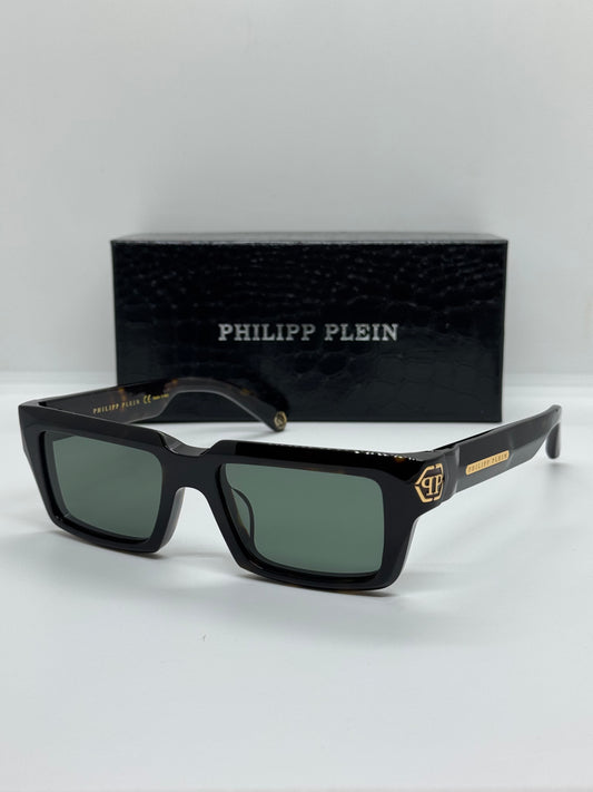 Philipp Plein Dark Shapes SPP044 Olive Tortoise Shade