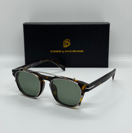 David Beckham DB1117/S Clip-On Olive tortoiseshell