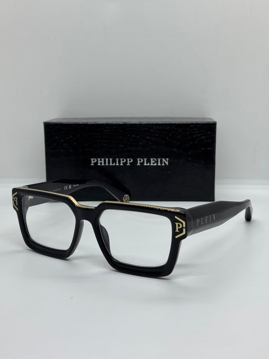 Philipp Plein Brave SPP005 Black x Gold Frame