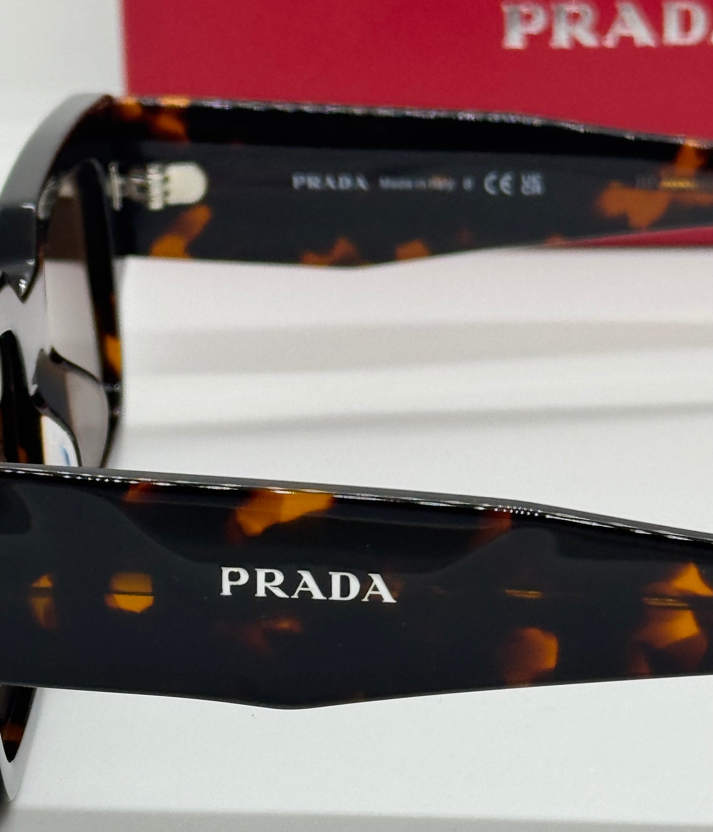 Prada PR17S Rectangle Brown Tortoise