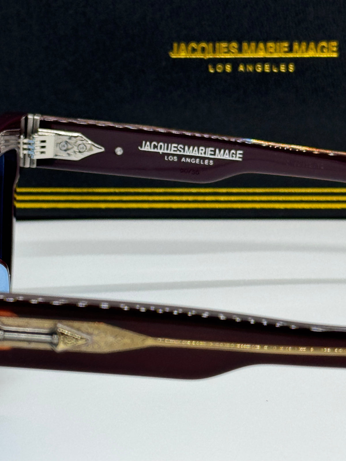 Jacques Marie Mage Laramie Maroon Blue