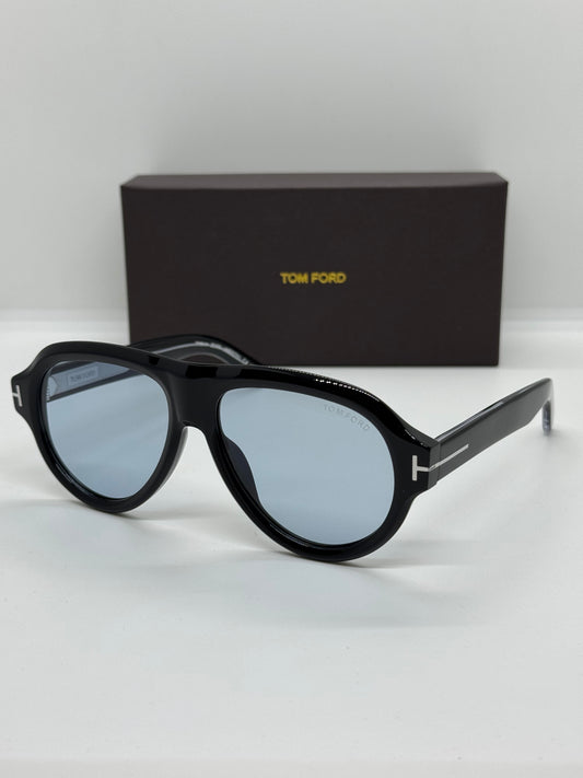 Tom Ford Icon Pilot TF1225 Blue Zeiss Lenses