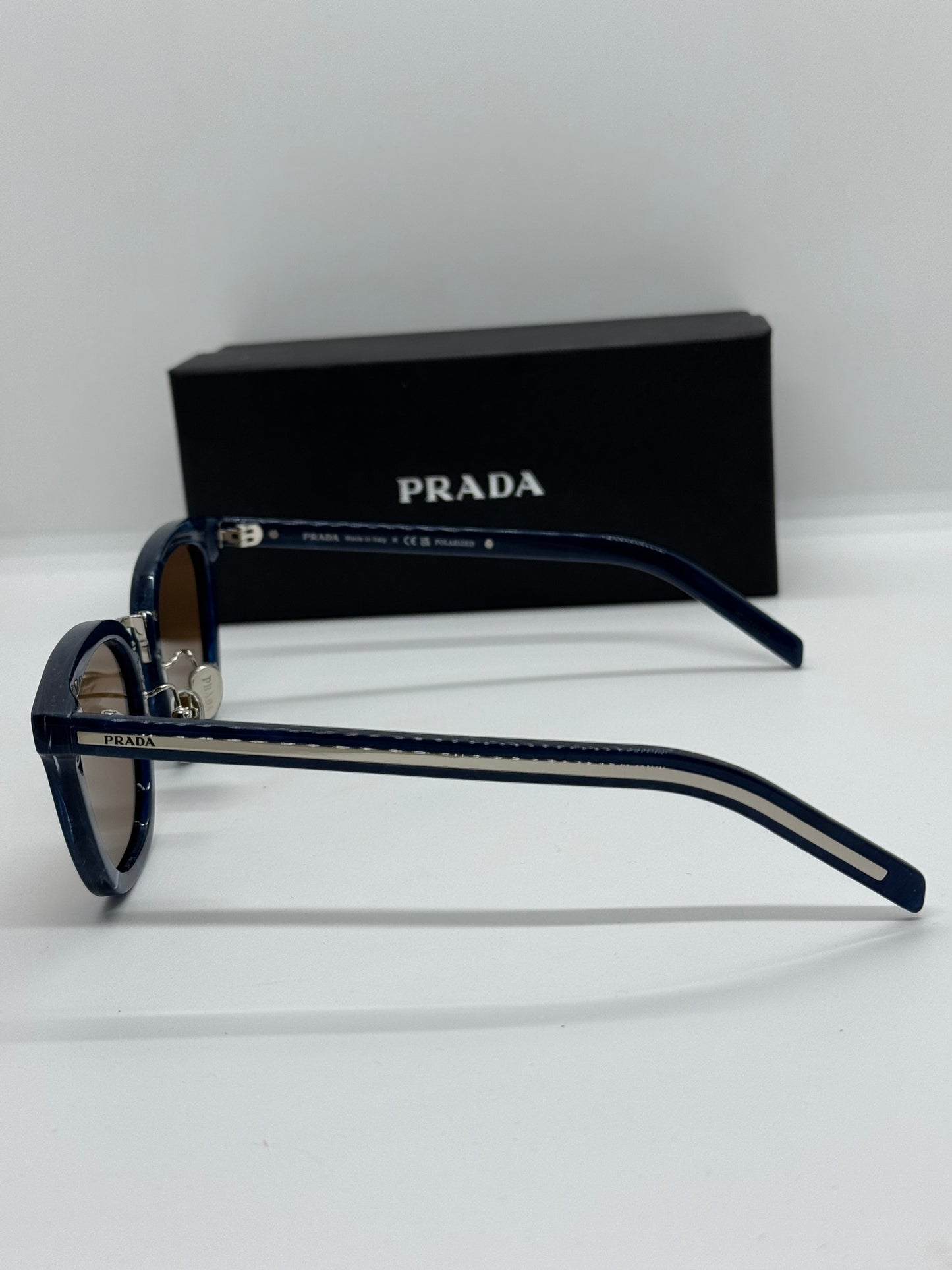Prada PR SPRC01 Navy Blue Havana