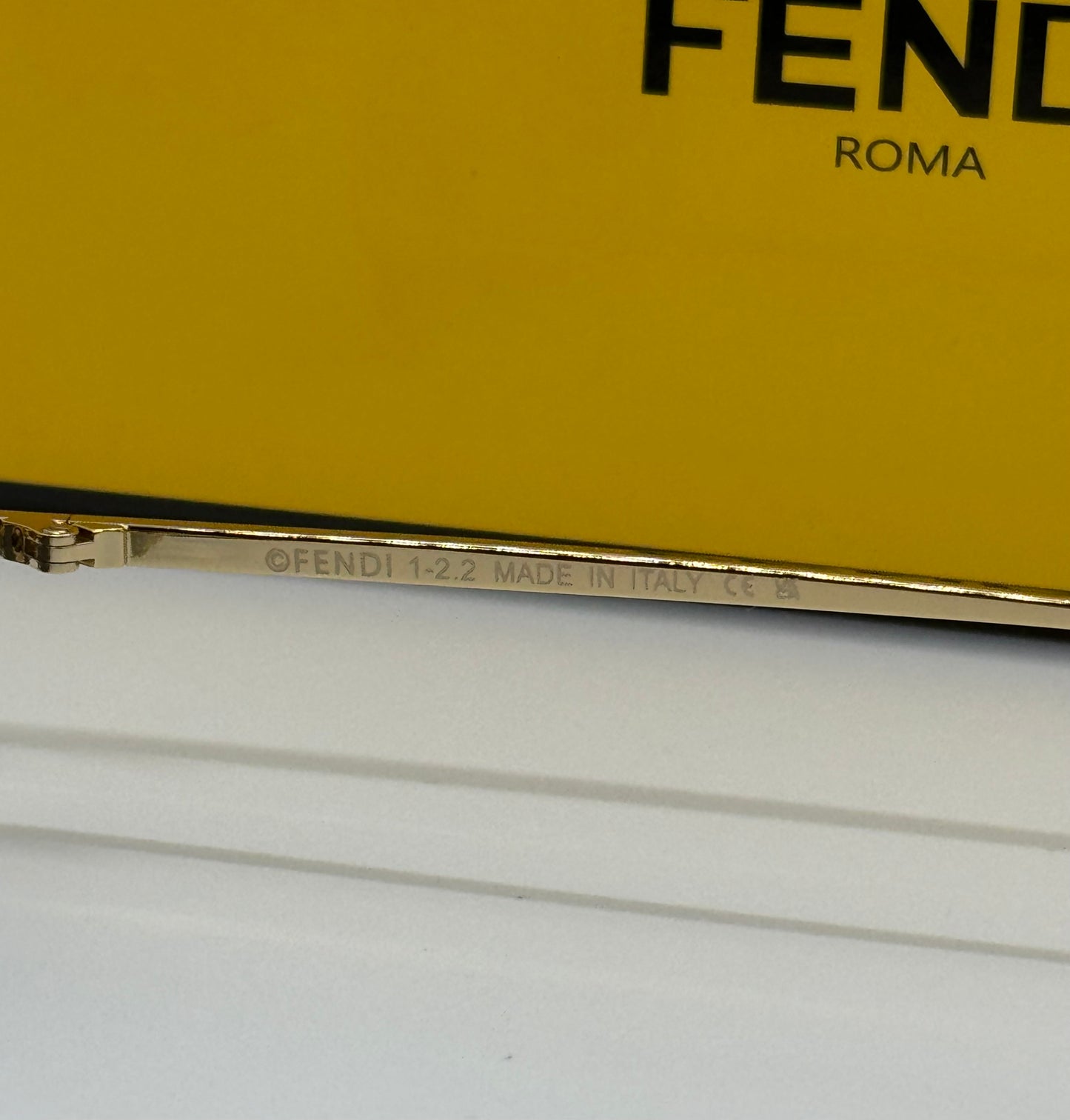 Fendi First Crystal Rimless Black