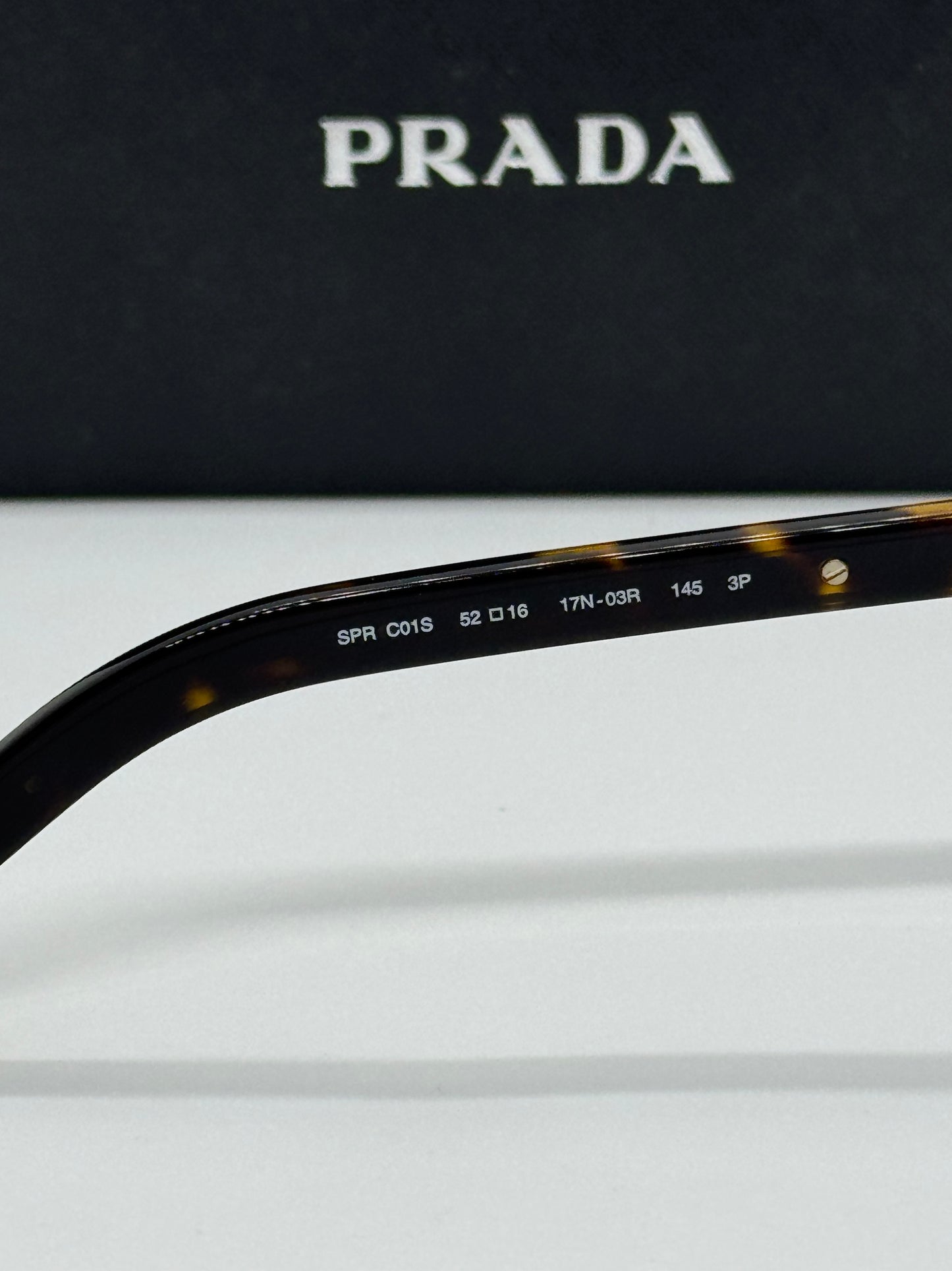Prada PR SPRC01 Olive Tortoise