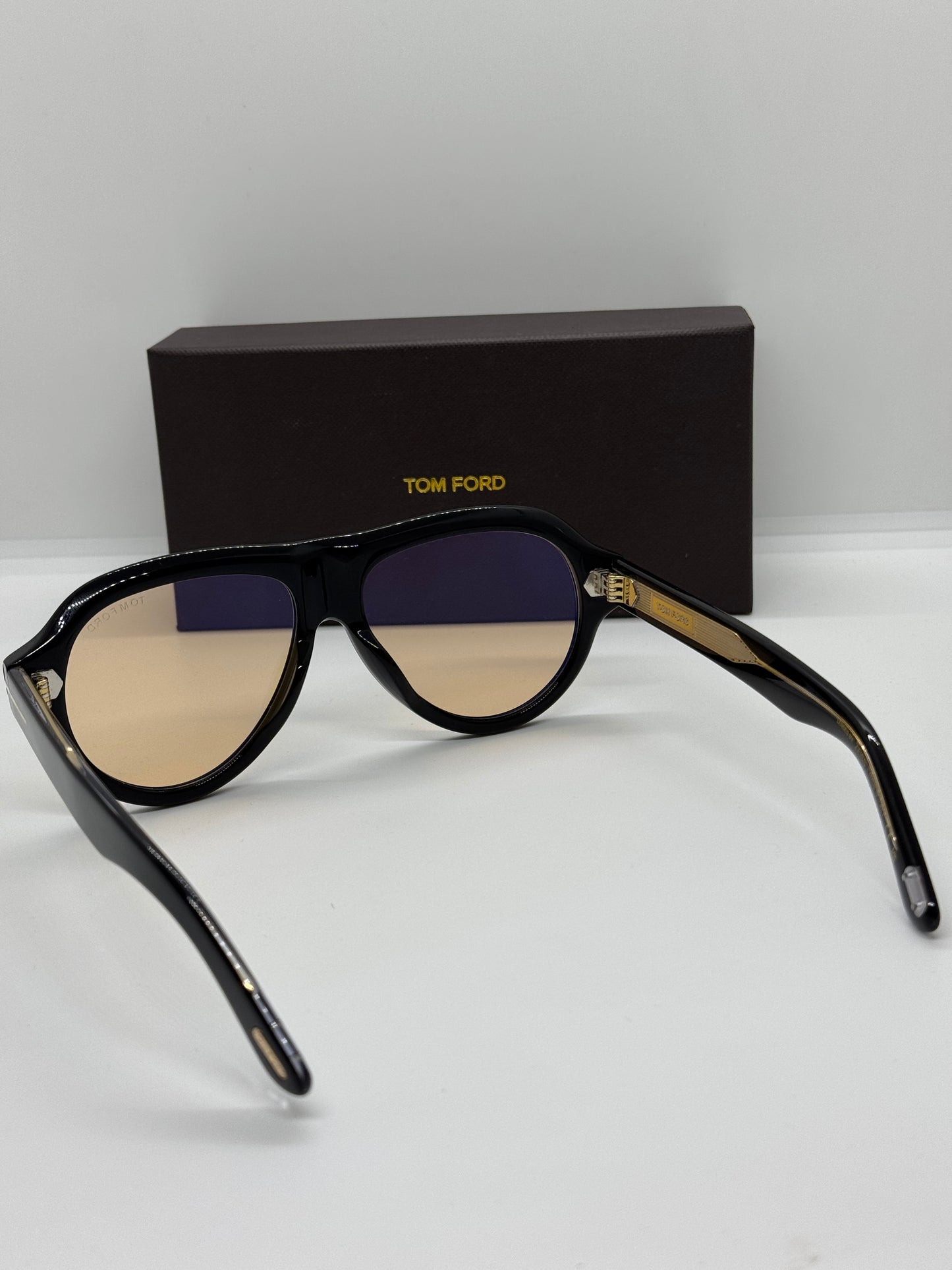 Tom Ford Icon Pilot TF1225 Champagne Zeiss Lenses