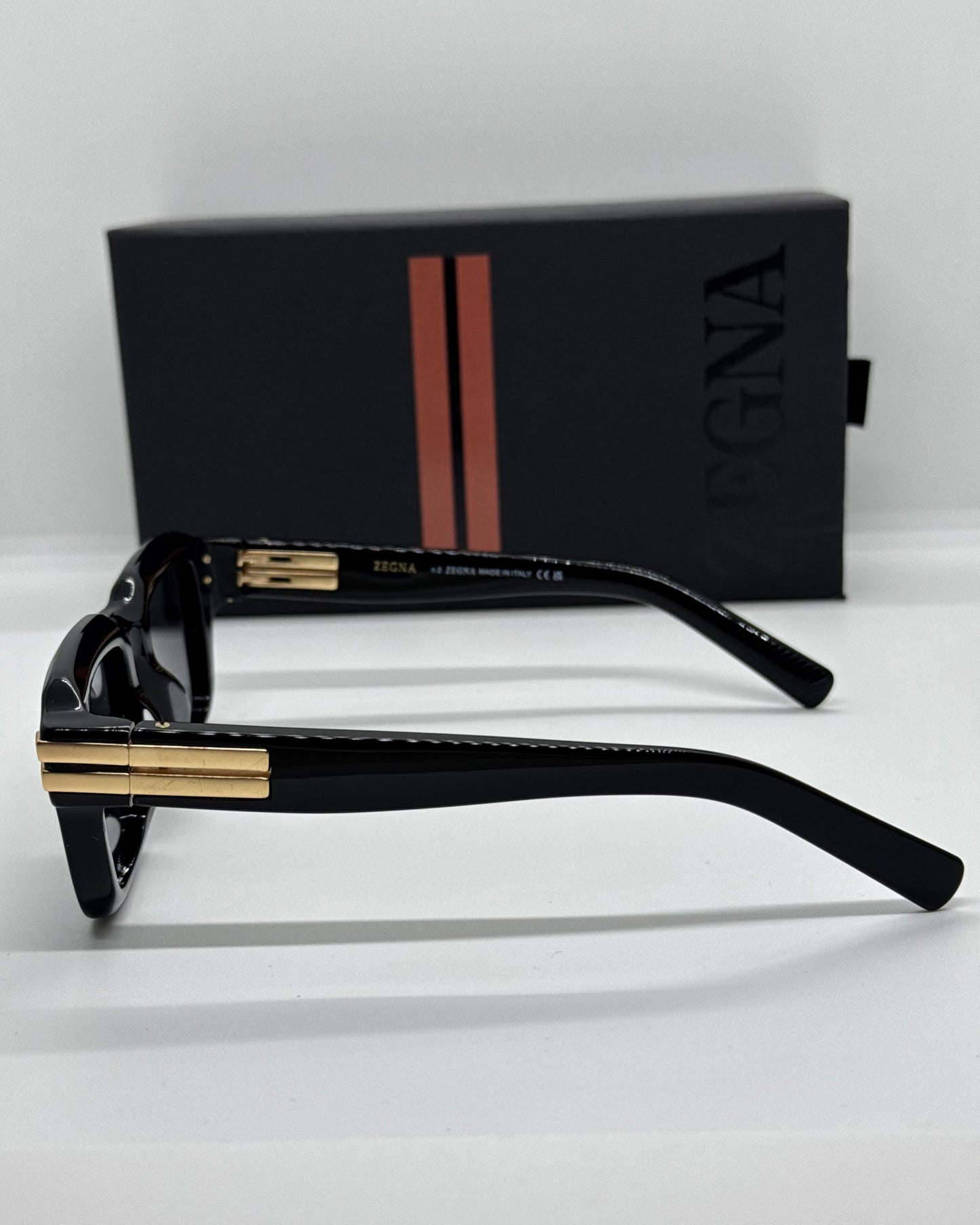 Zegna EZ0283 Black x Gold