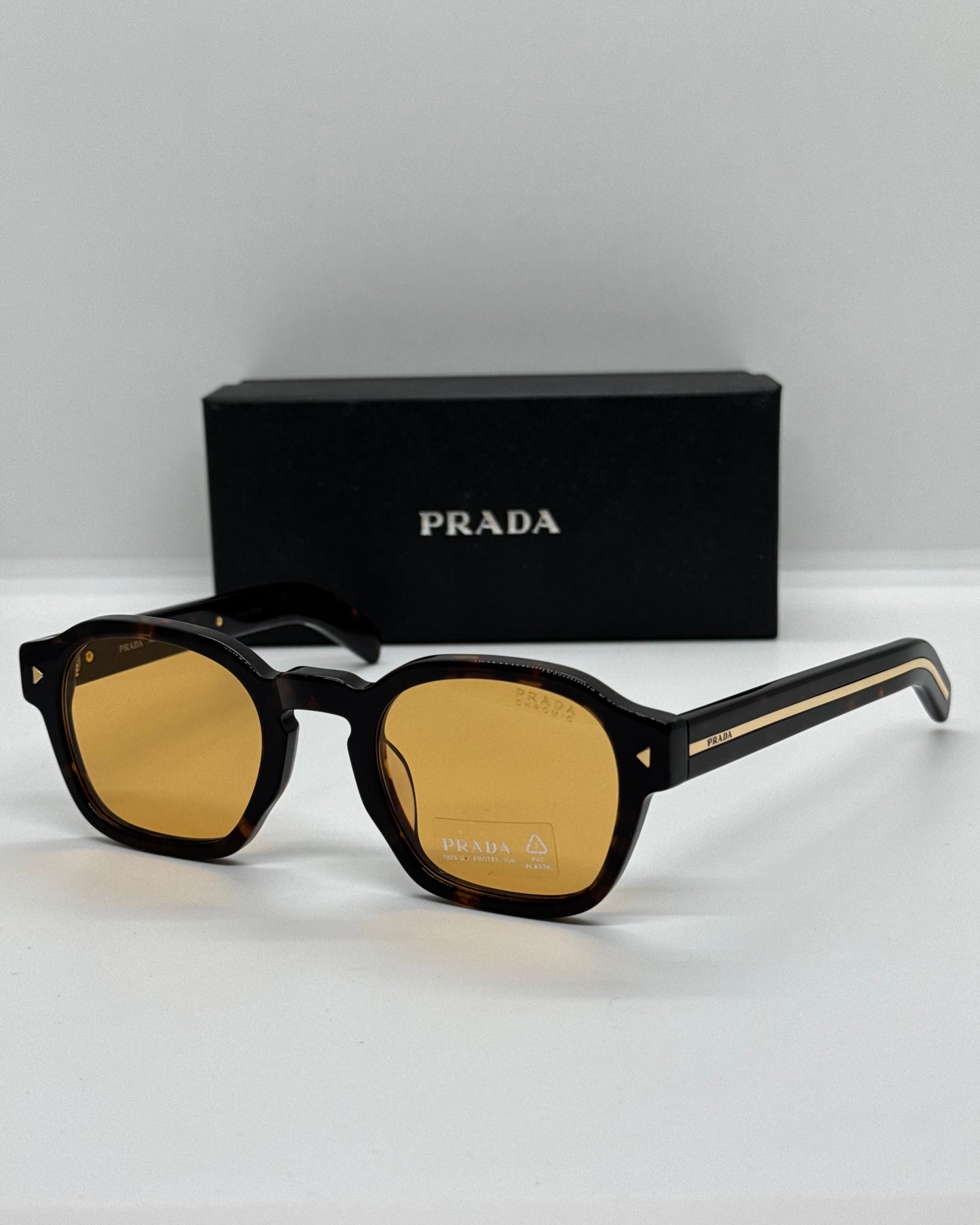 Prada SPR A16 Yellow Tortoise Shade