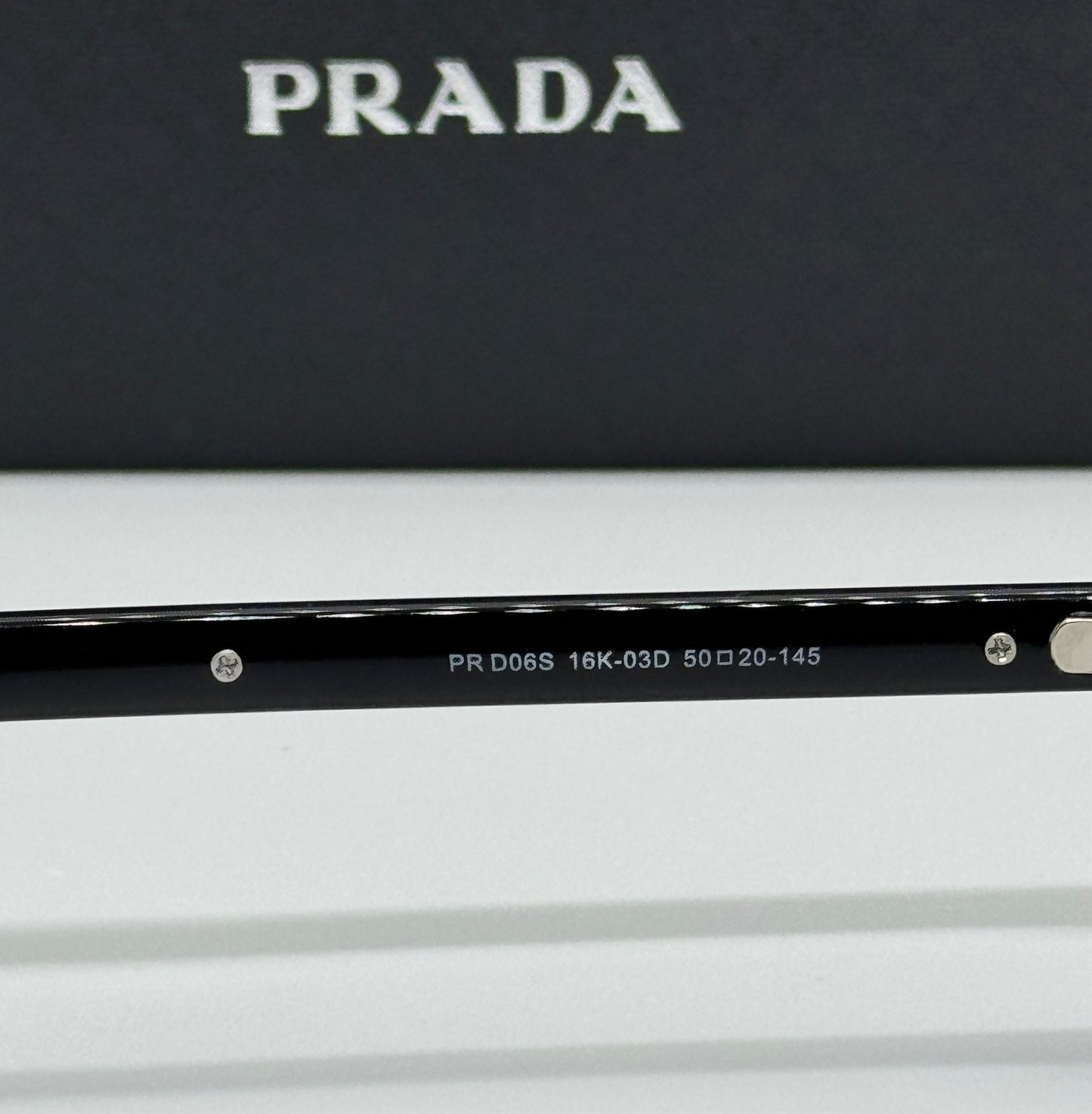 Prada PR D06S Black x Silver