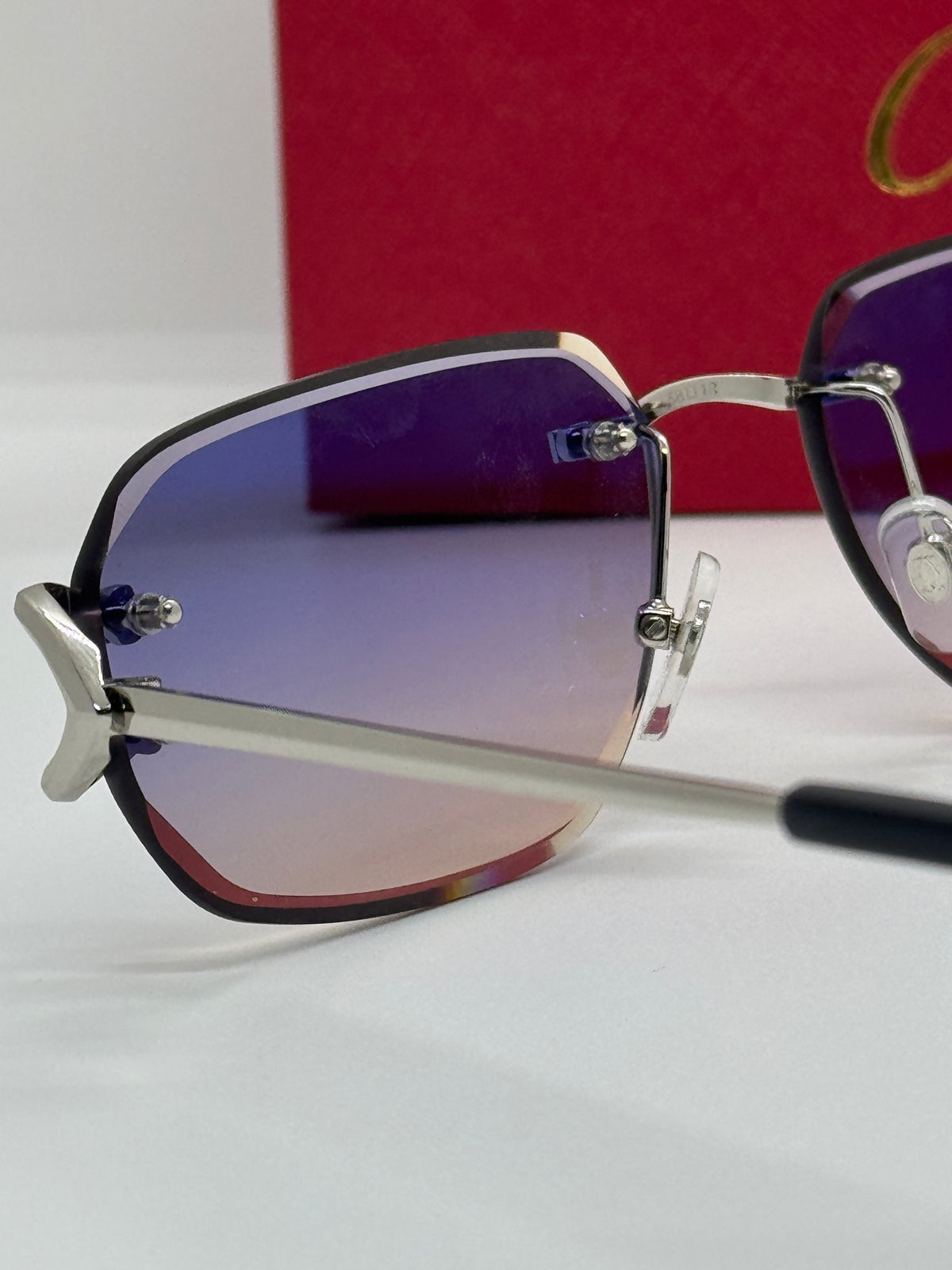 Cartier CT0468S Blue to Yellow Gradient