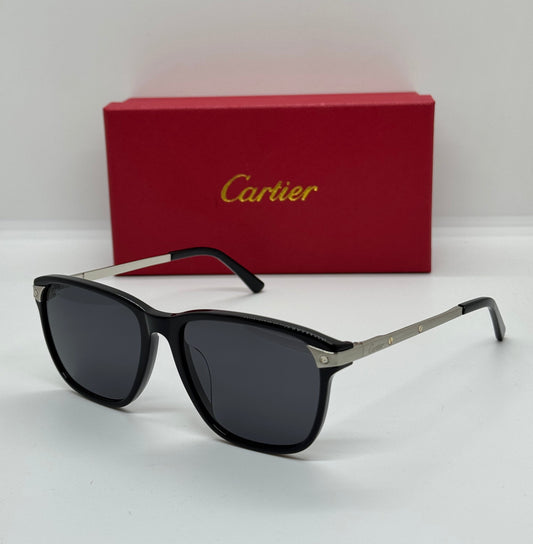 Cartier Titanium CT0075S Black x Silver