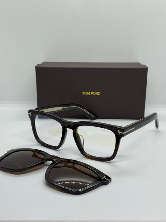 Tom Ford TF6070-B Icon Clip On Brown Tortoise
