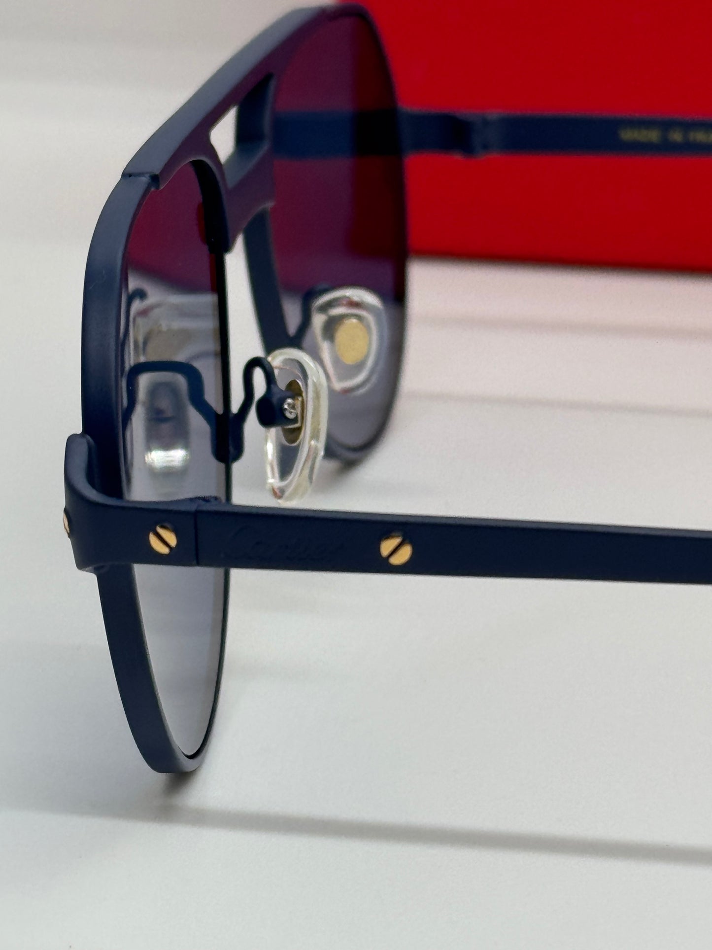 Cartier De Santos Aviator CT0639S Navy Blue