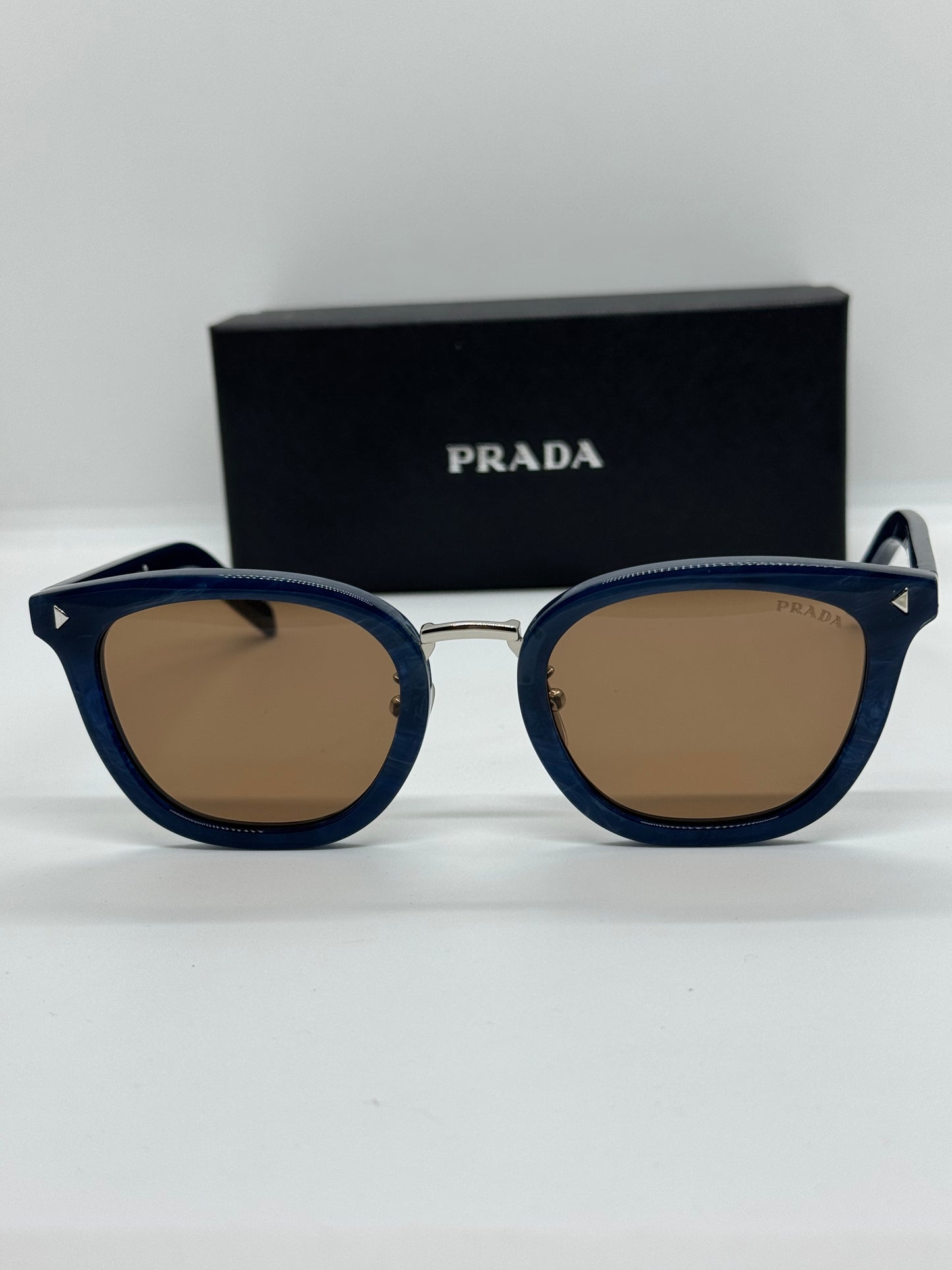 Prada PR SPRC01 Navy Blue Havana