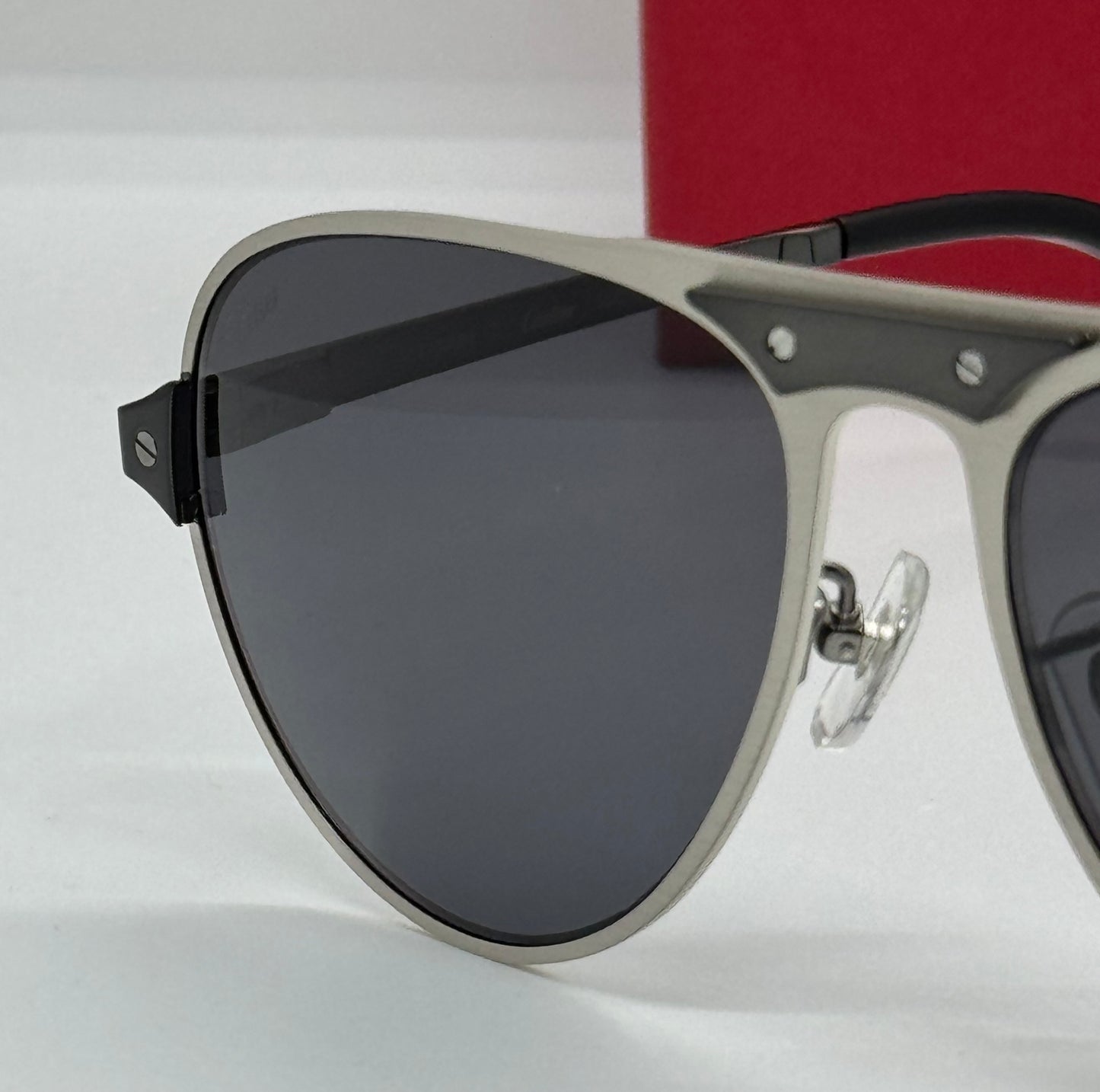 Cartier Santos Titanium CT0533S Black x Silver