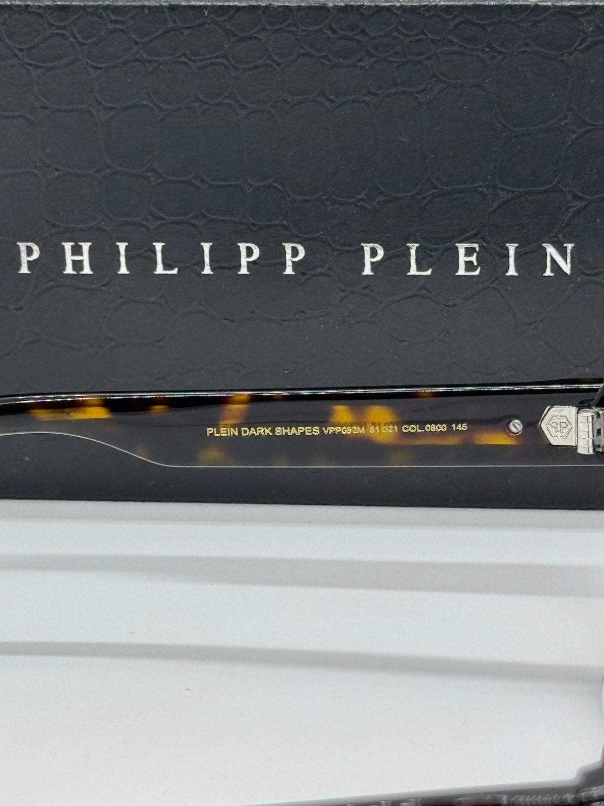 Philipp Plein Dark Shapes VPP082M Tortoise Frame