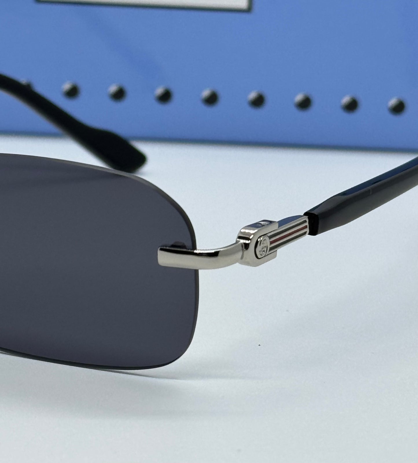 GG 1221S Rimless Black x Silver