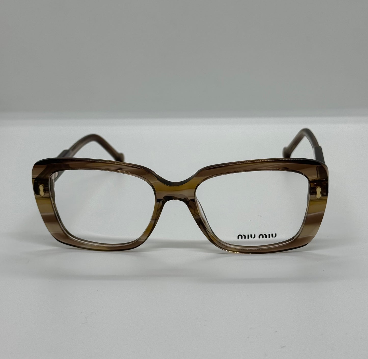 MiuMiu W53041 Bold Rectangular Frame