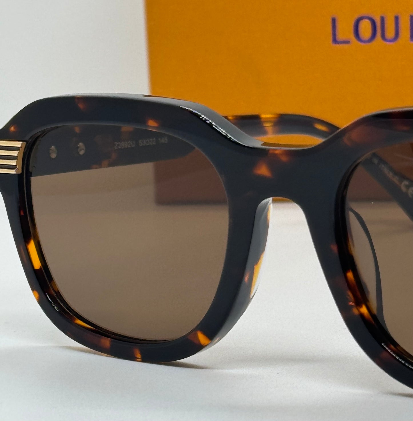 Louis Vuitton Slide Brown Tortoise
