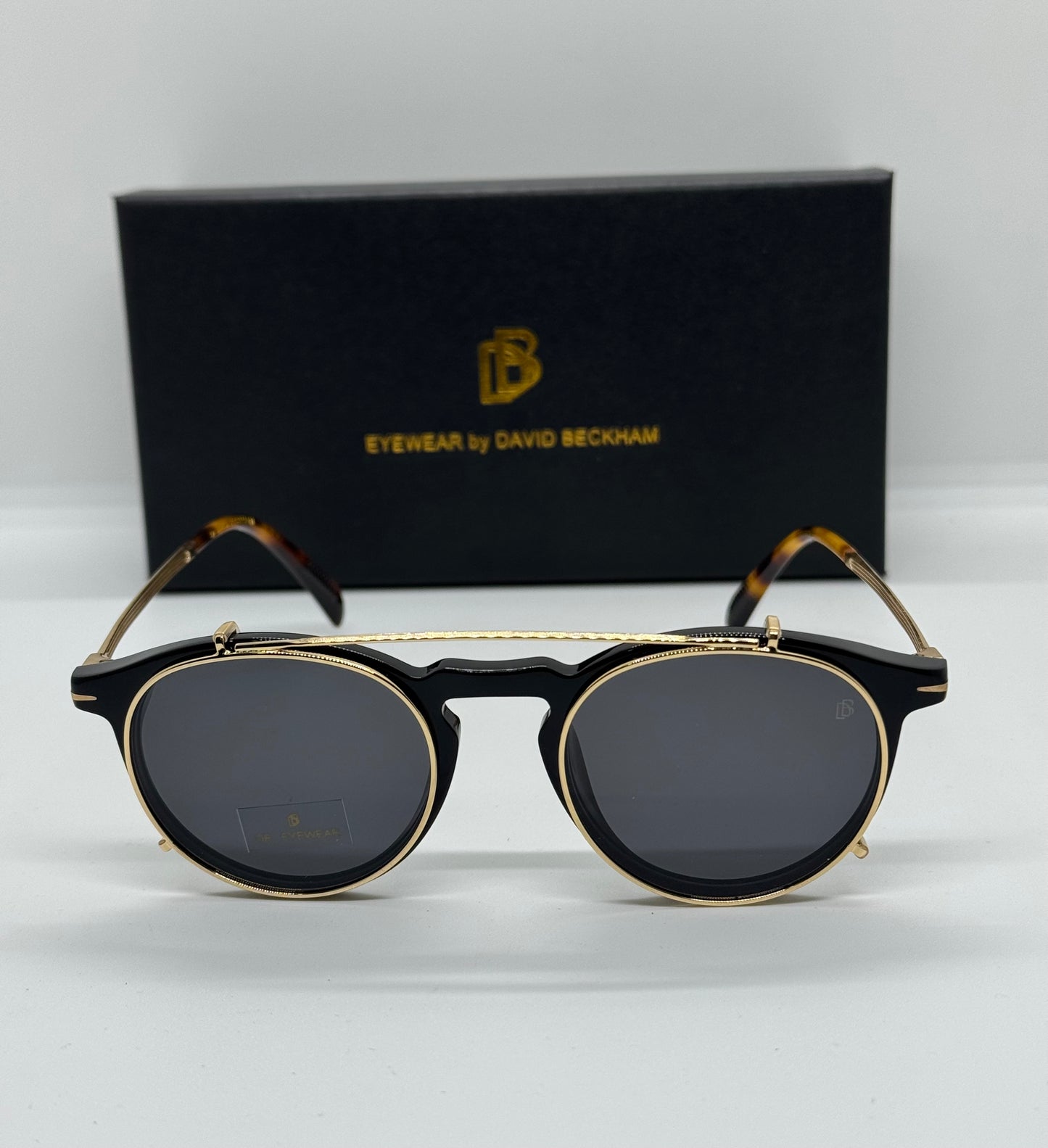 David Beckham 1003 Clip-On Black X Gold