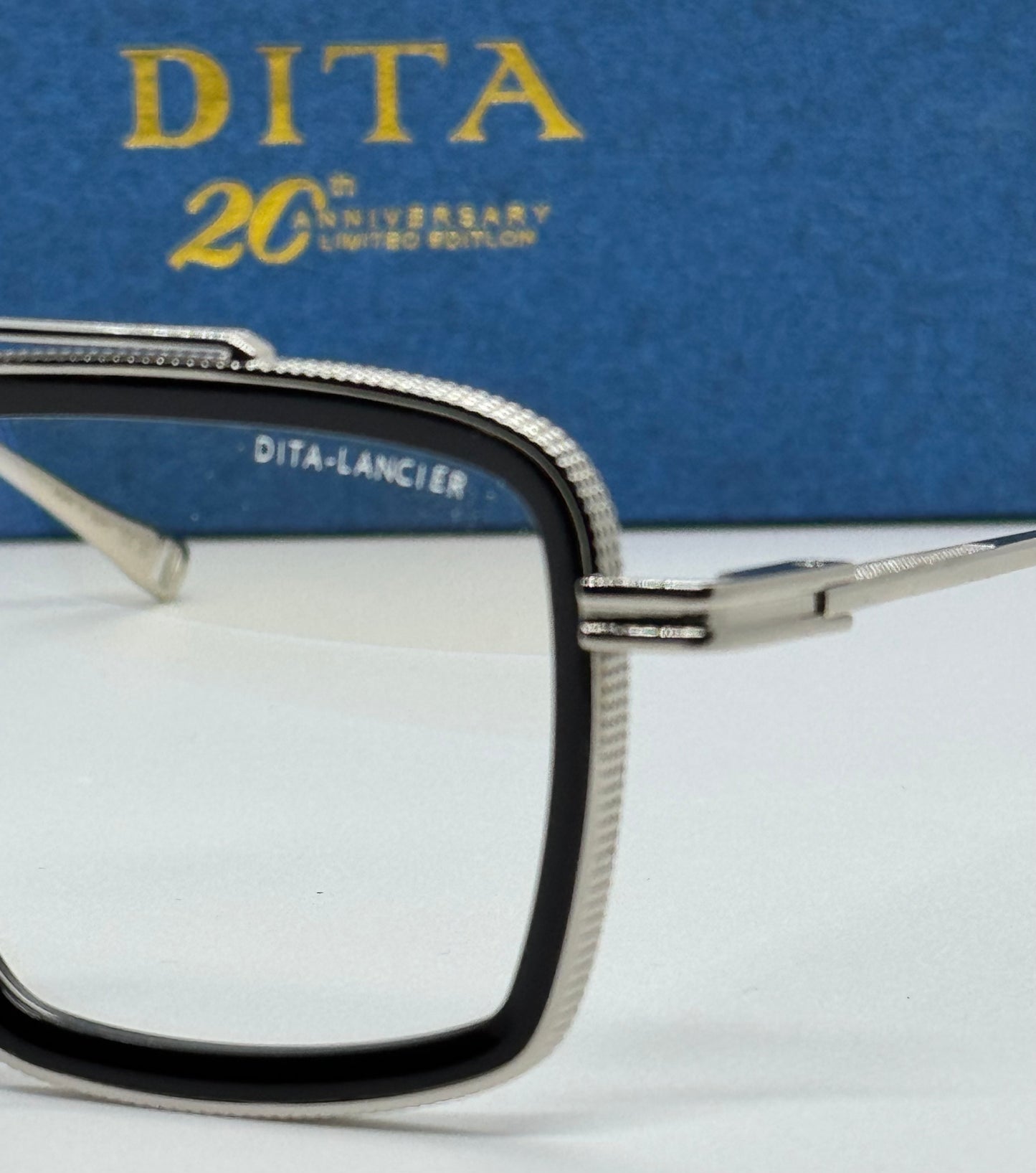 Dita Flight Titanium Black x Silver Frame