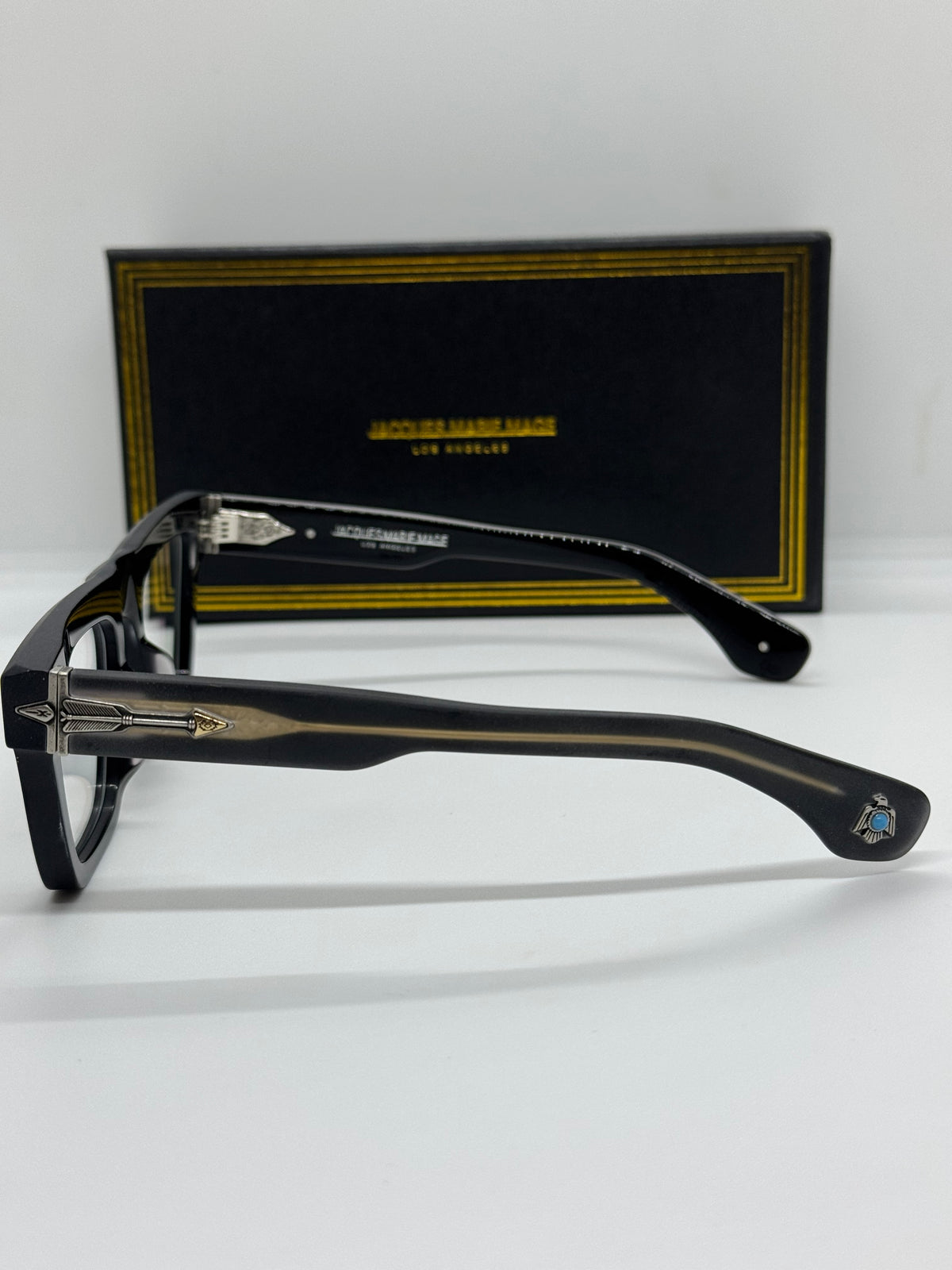 Jacques Marie Mage Laramie Matte Black Frame