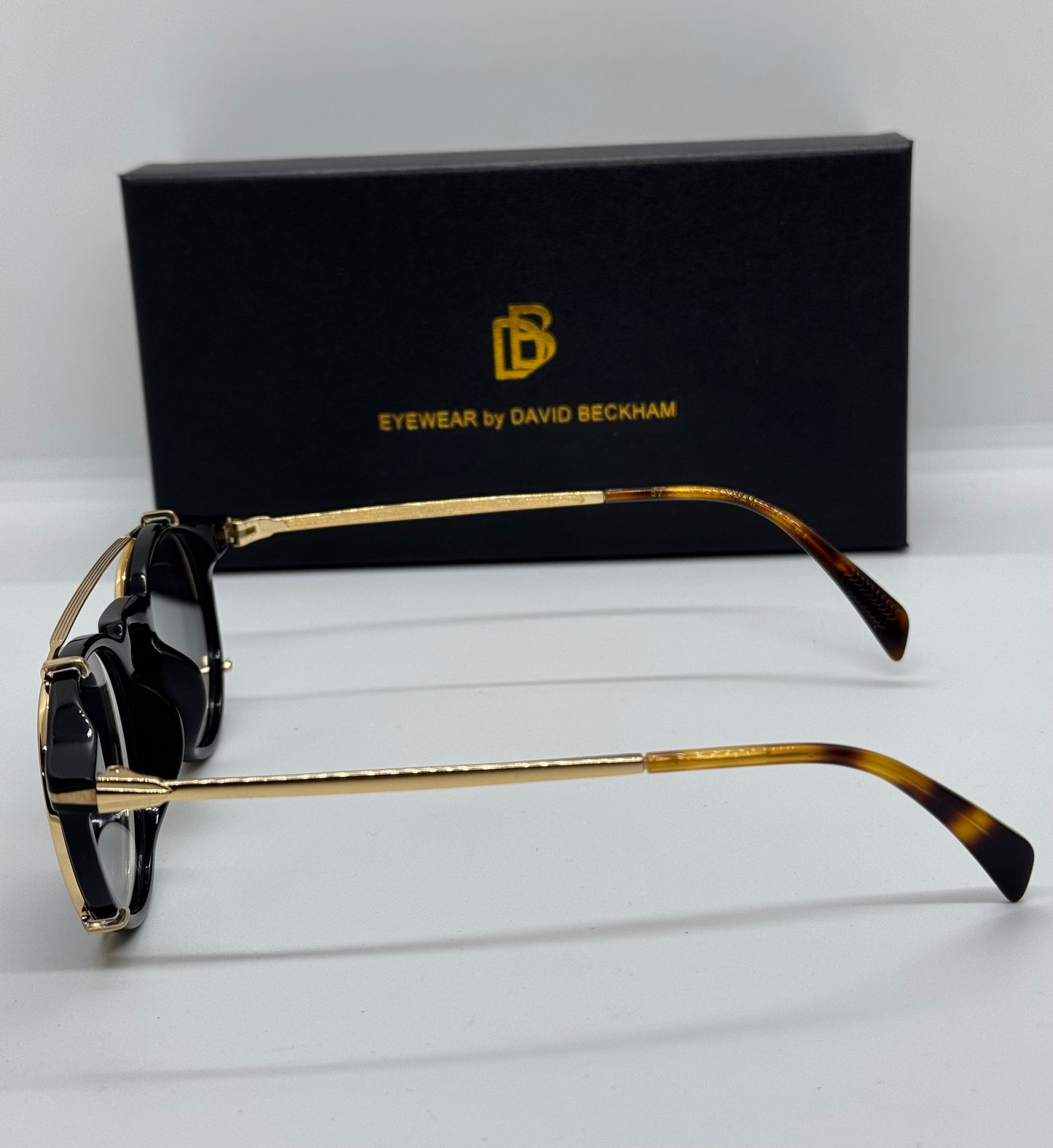 David Beckham 1003 Clip-On Black X Gold