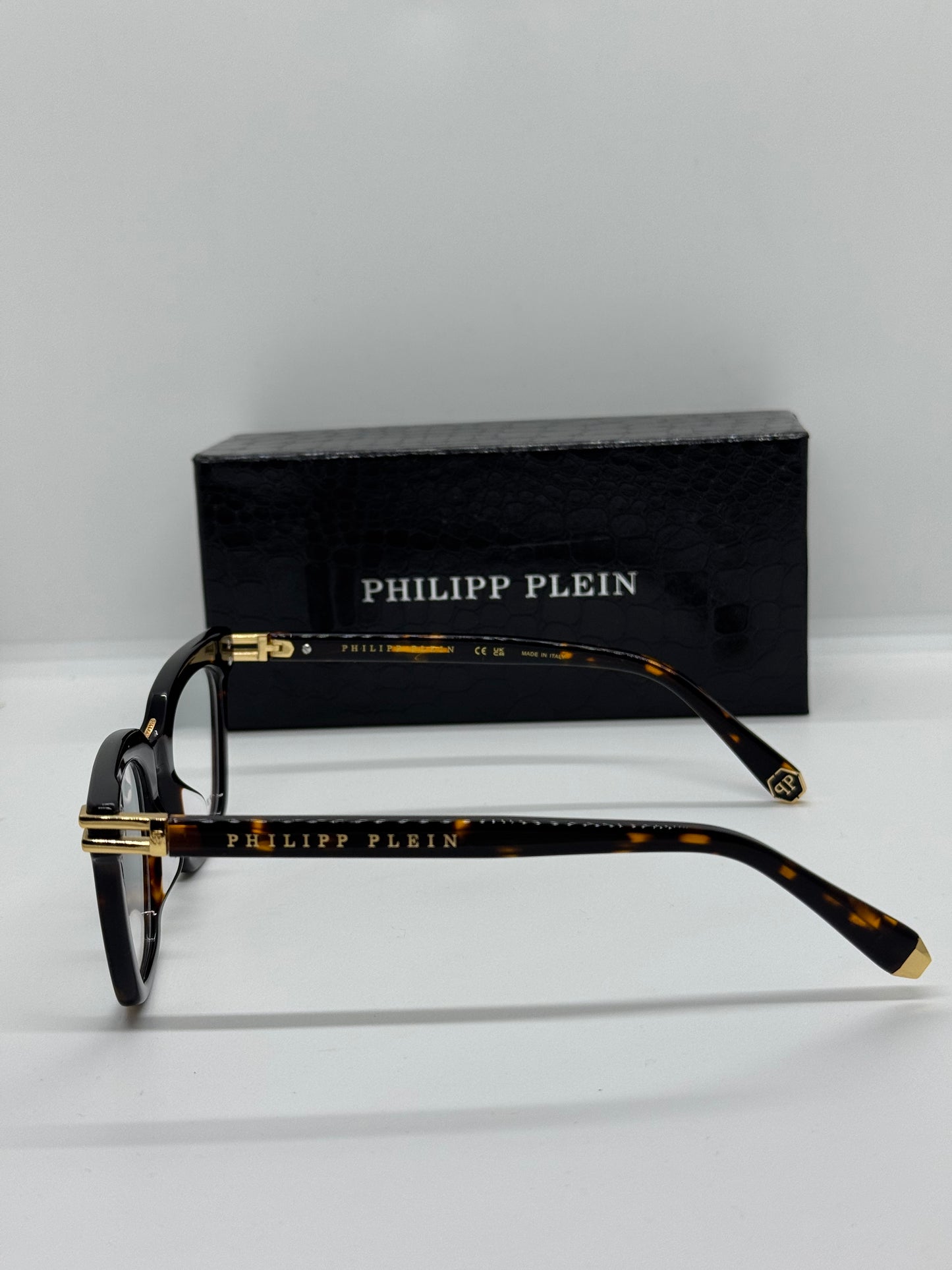 Philipp Plein Stud VPP115M Tortoise Frame