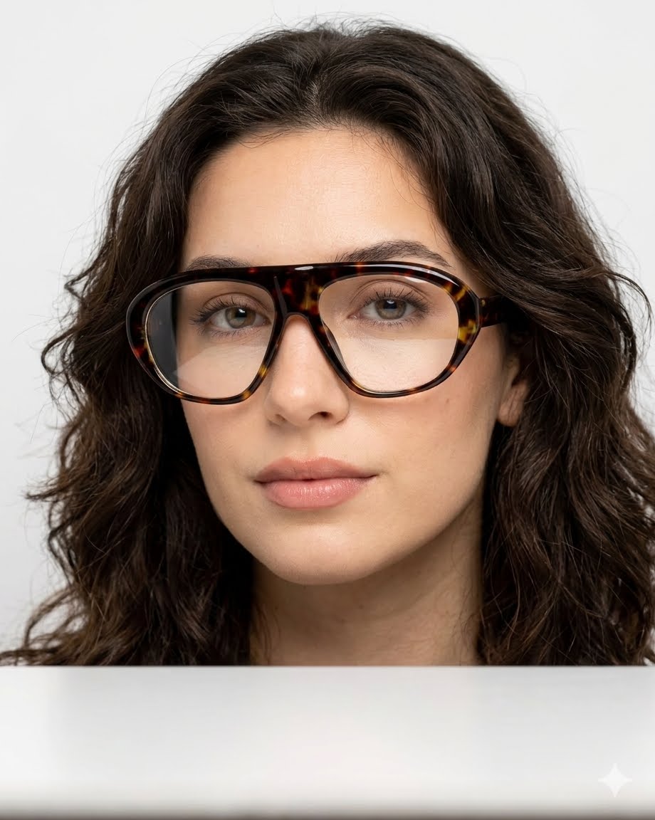 Retro Pilot Oversized Frame