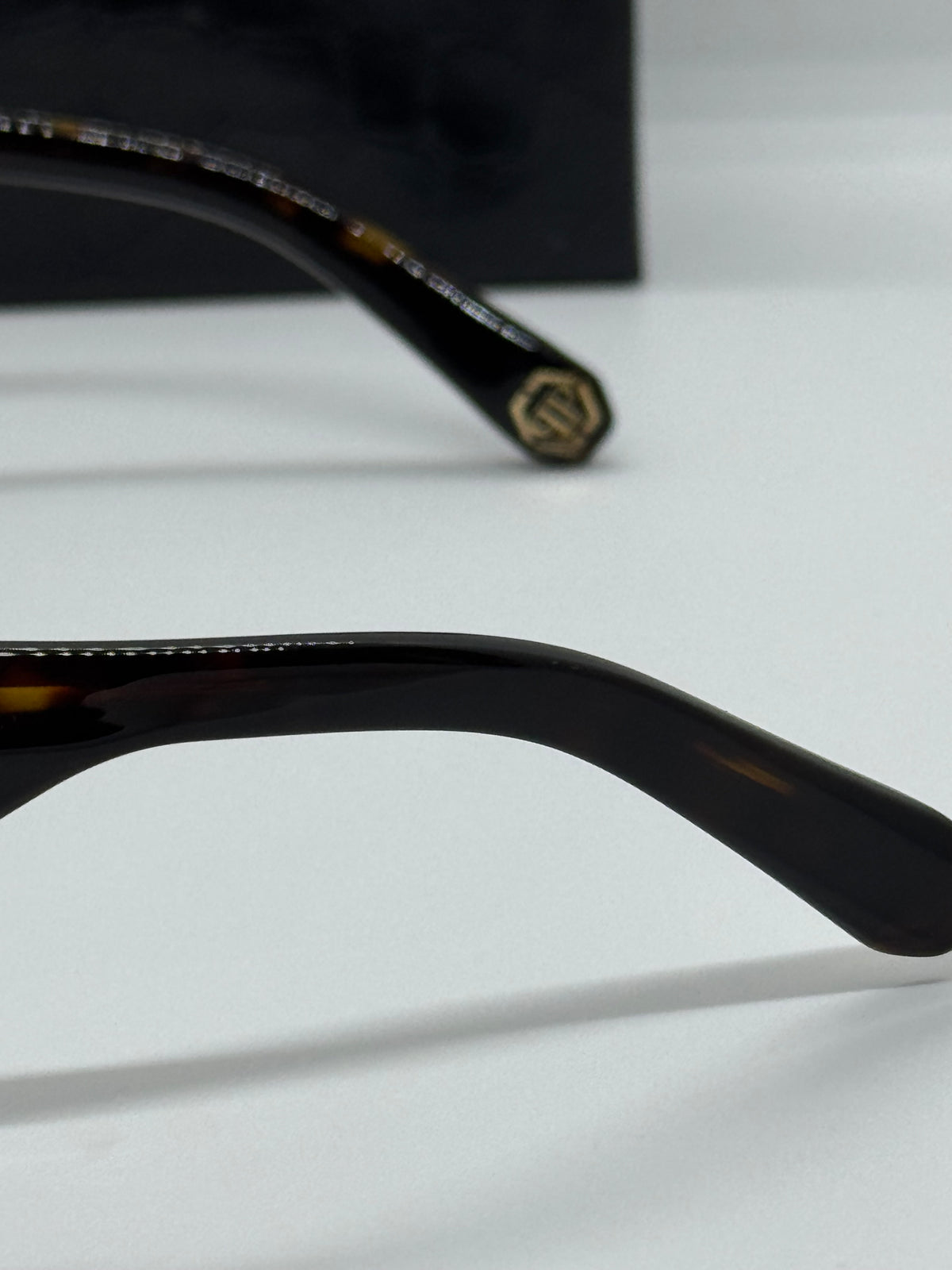 Philipp Plein Dark Shapes SPP044 Olive Tortoise Shade