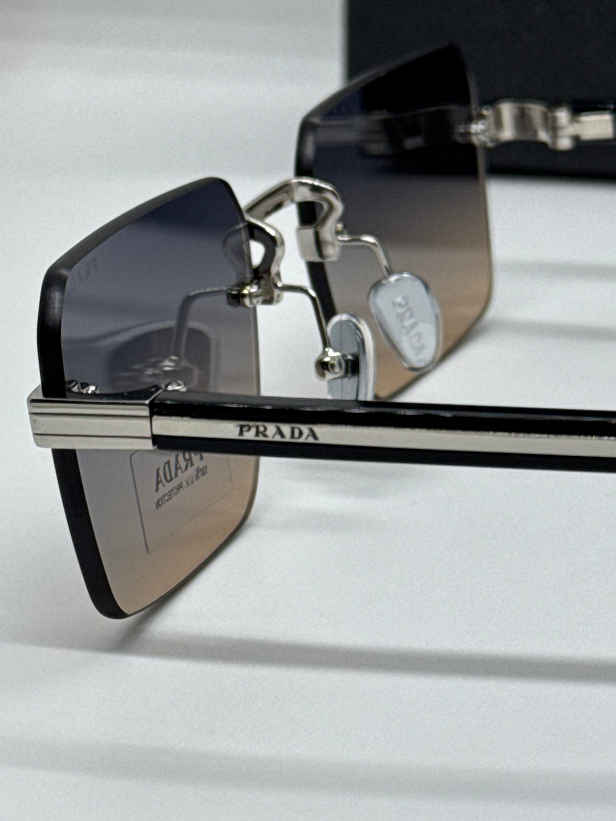 Prada PR D55S Rimless Gradient Shade