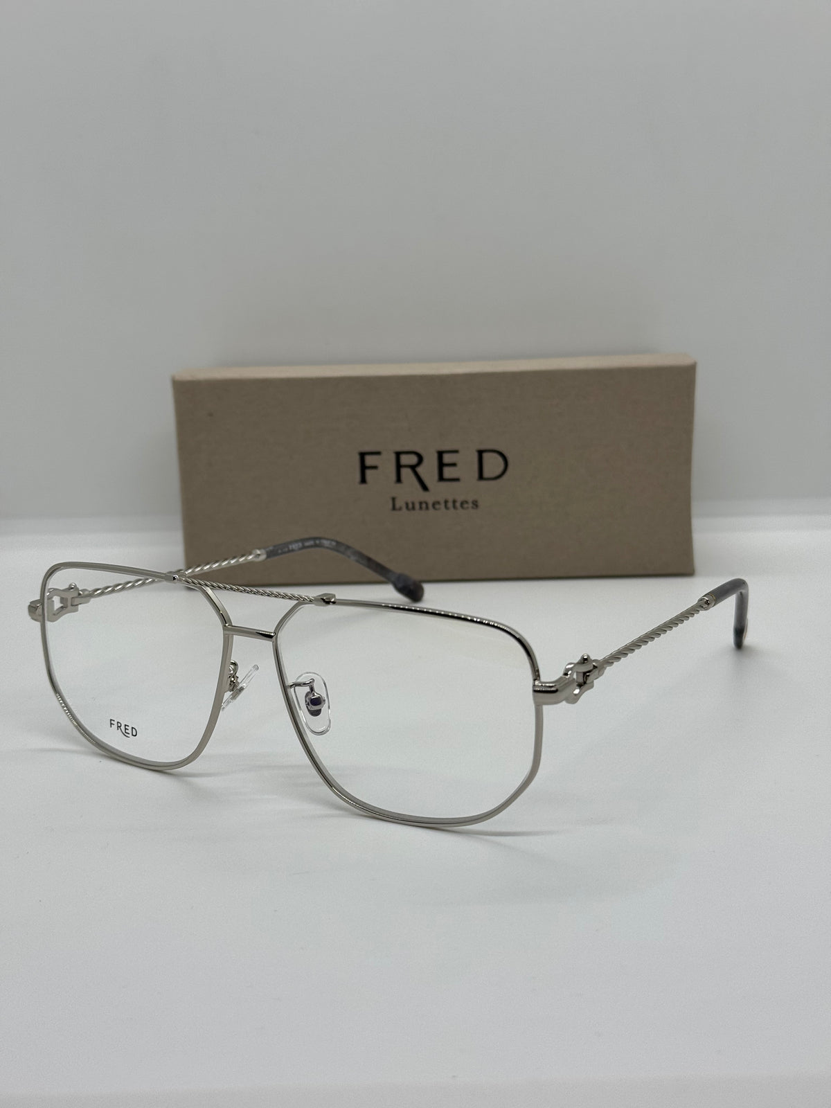 Fred Lunettes Force 10 Silver Frame