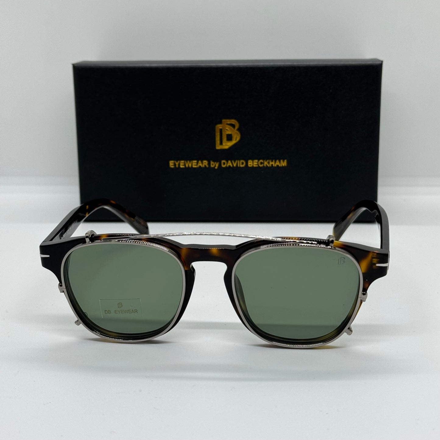 David Beckham DB1117/S Clip-On Olive tortoiseshell