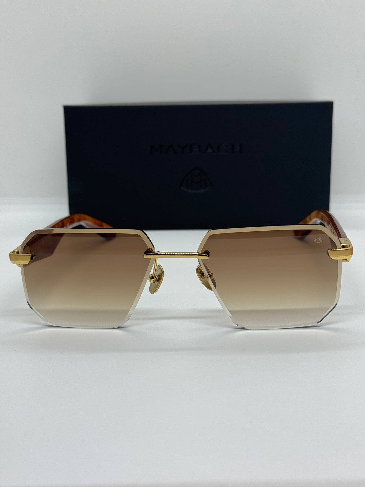 Maybach The Visionist Sun 1 Gradient  Brown Rimless