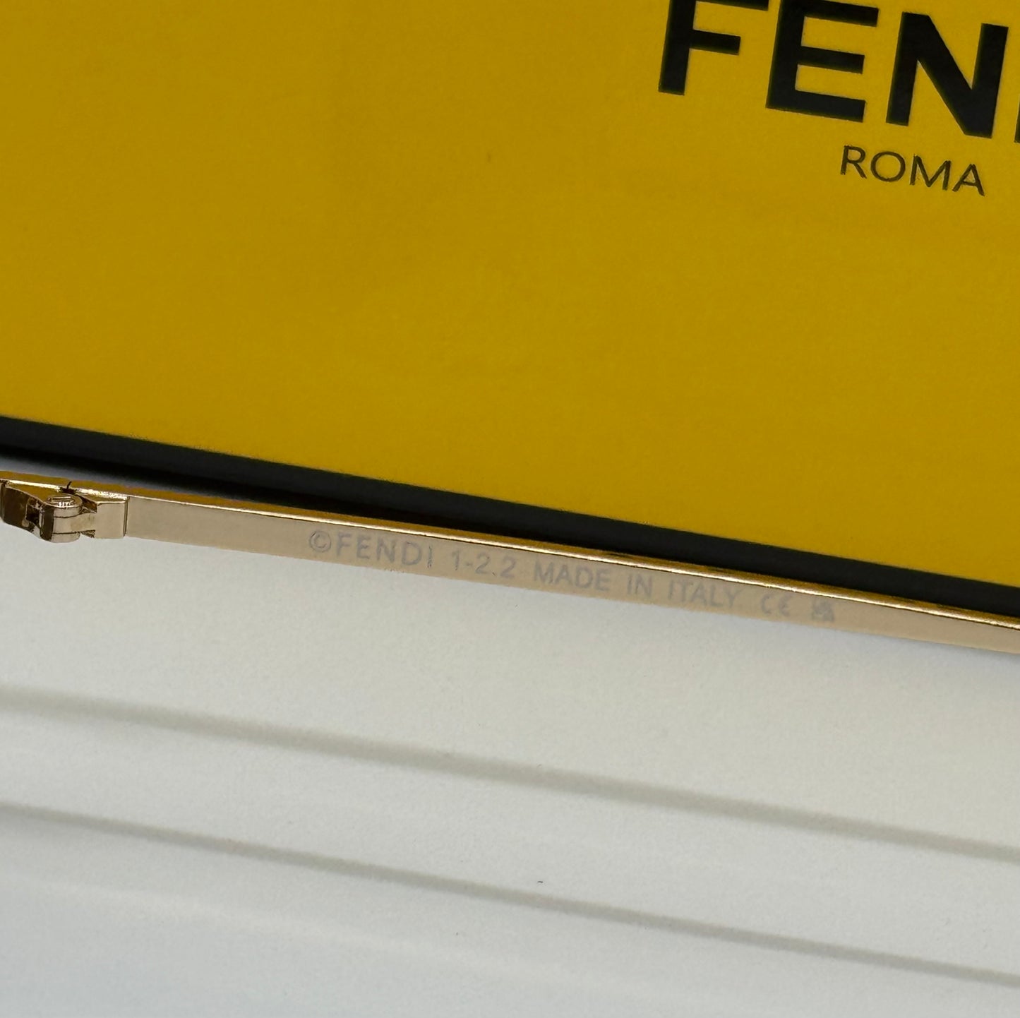 Fendi First Crystal Rimless Brown