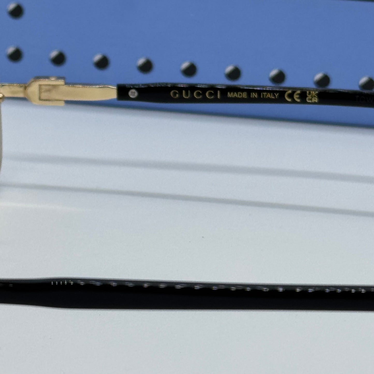 GG 1221S Rimless Champagne