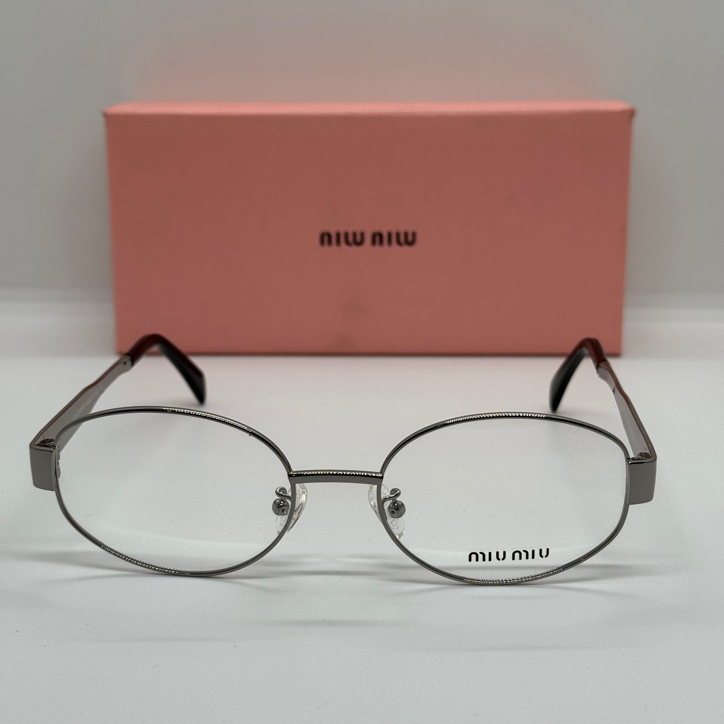Miu Miu MU54WS Oval Silver