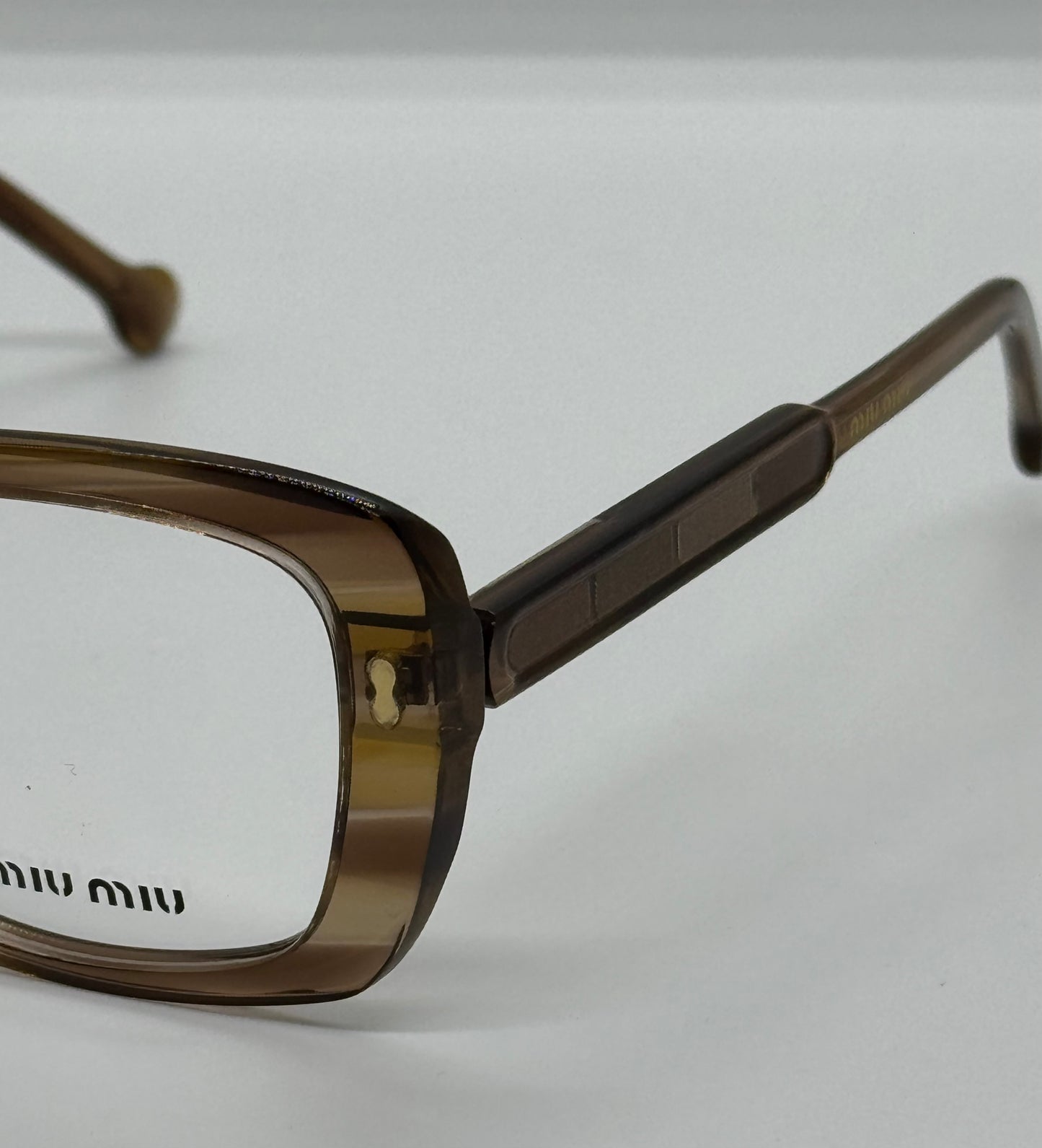 MiuMiu W53041 Bold Rectangular Frame