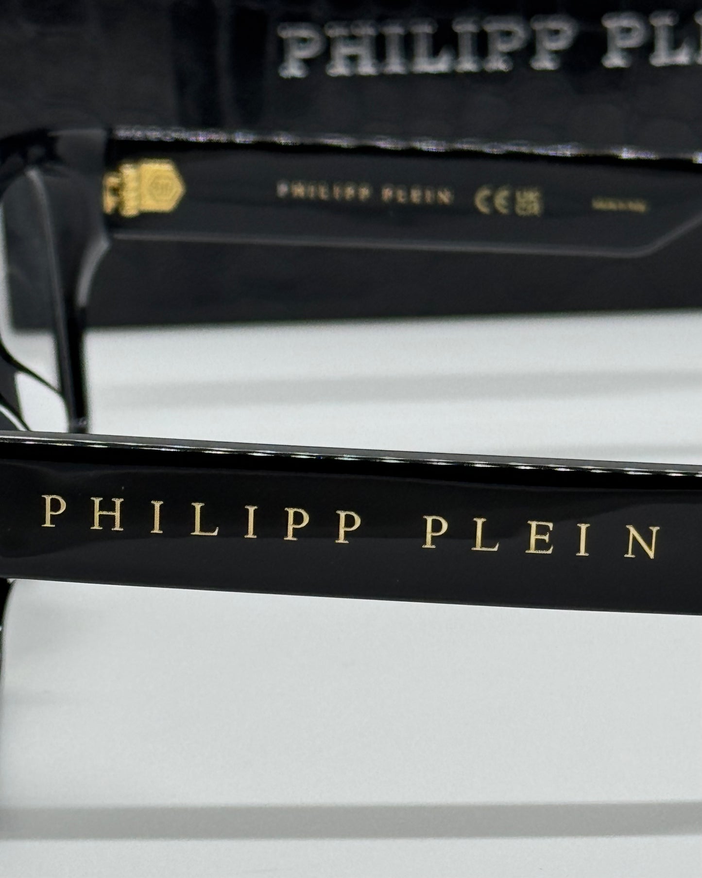 Philipp Plein Stud Sqaure VPP193V Black Frame