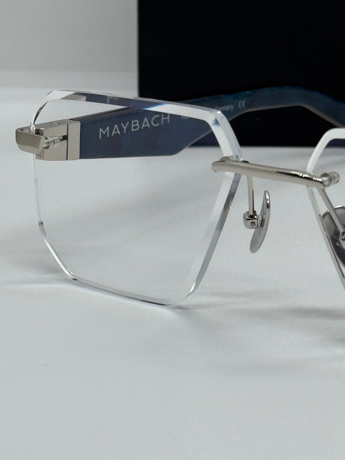 Maybach The Visionist Sun 1 Silver Rimless Frame