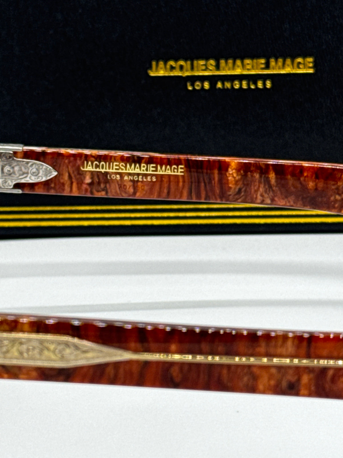 Jacques Marie Mage Sterett Fire Horn Frame