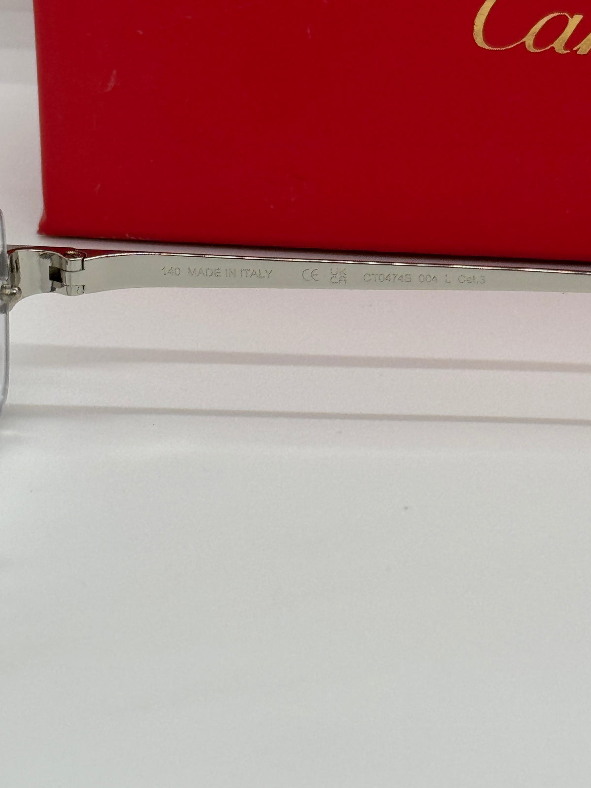 Cartier Panthere CT0474S Silver Photochromic