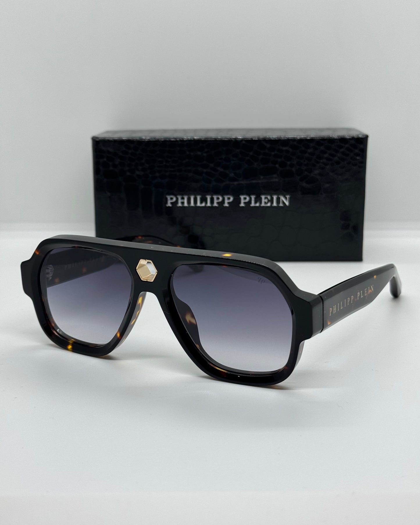 Philipp Plein Starlight VPP143 Tortoise X Gray
