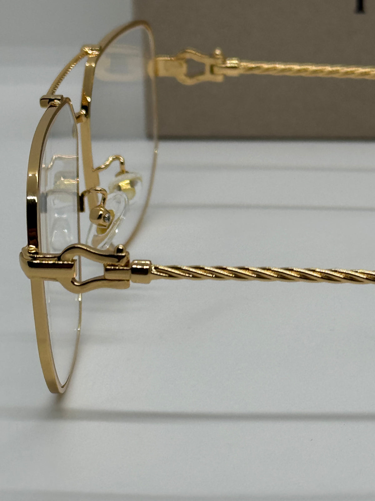 Fred Lunettes Force 10 Gold Frame