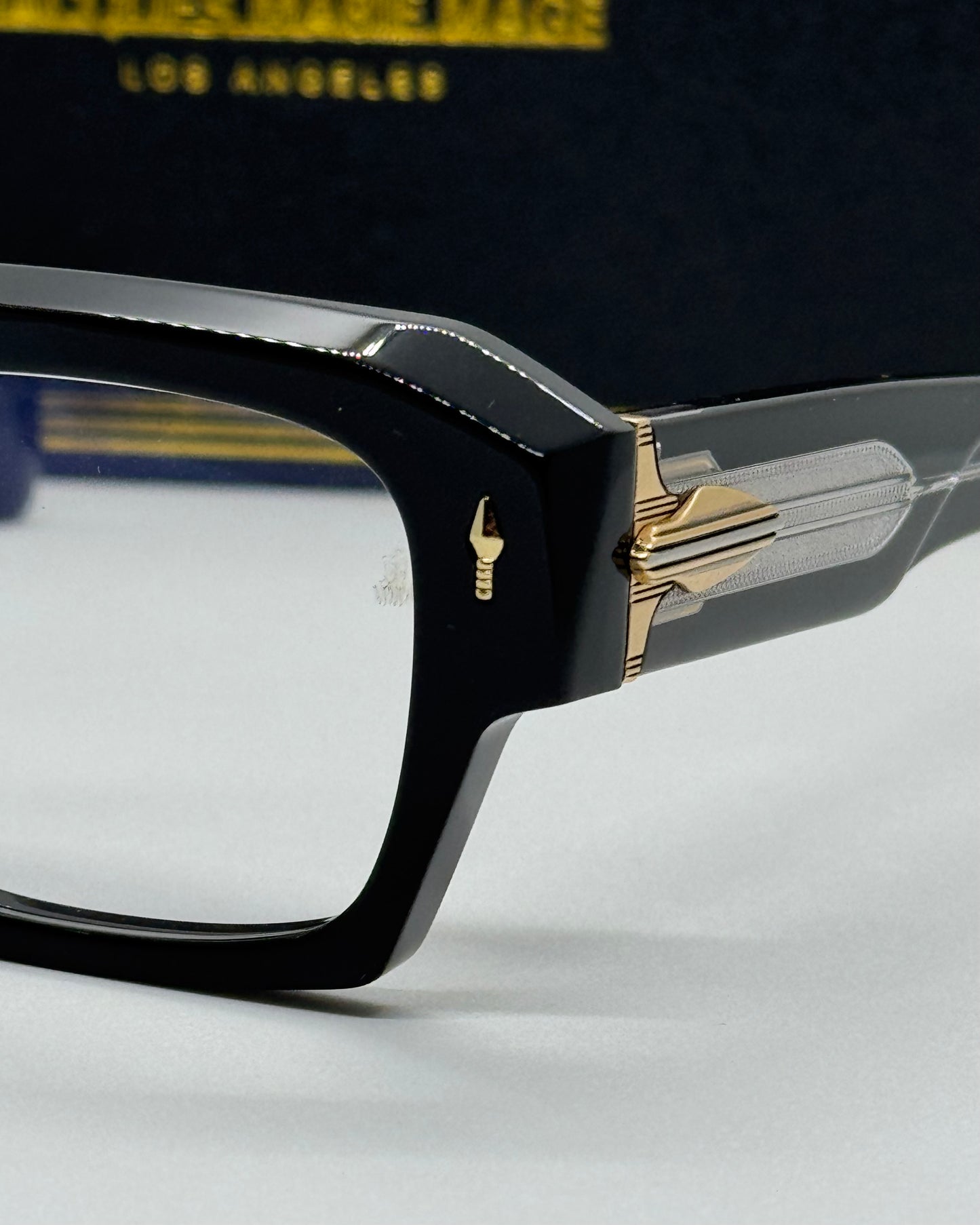 Jacques Marie Mage Dakota Black x Gold Frame